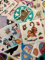 ♡10 Mods Sandylion Mix CHARACTER Grab Mystery Vintage Stickers Variety Random ♡