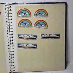 Vintage 1980’s Sticker Book With Original Stickers/Smurfs/scratch N sniff/He-man