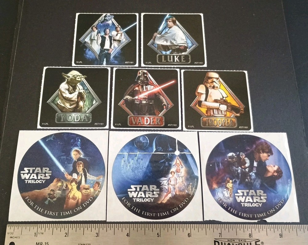 Sticker Lot Star Wars Sticker Mods Mix Smilemakers & Promotional