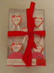 DGI 3D Paper Embellishments – Be Mine Hearts – Set of 4 Different Boxes – NEW