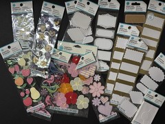 60+ Packs Scrapbooking Art Crafts Stickers Stamps Tags Embellishments & More NEW