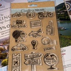 Lot Papercrafting Junk Journal Stamps Paper Stickers Diecuts CTMH Recollections