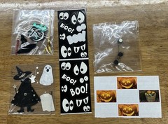 Huge Lot Of Halloween Stickers Scrapbooking Crafts Wood,Foam, Tread Ones Too!
