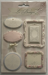 5 Pack Lot Dimensional Embellishments/Stickers for Scrapbooking/Paper Crafting
