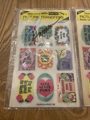 VINTAGE PICTURE TRANSFERS Sealed 1983 BIBLE QUOTES RARE