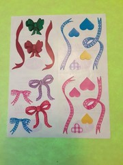 Creative Memories ribbons & bows sticker sheet