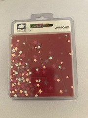 Fiscars – Cloud 9 – Chipboard Monograms – Holly Days Collection -Star Pattern –