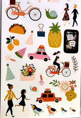 American Crafts Home Made Stickers 66 pcs 2 Sheets 12″ Family Time Scrapbooking