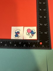 Vintage SMURFS Scratch and Sniff Matte Stickers – BUBBLE GUM