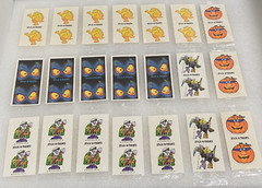Hallmark Halloween Stick R Treats Monster Witch JOL Stickers 1983 New 21 Sheets