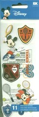 Disney Mickey Minnie Mouse Tennis Ball Racquet Racket Play Team Champs Stickers