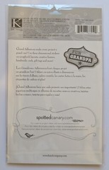 Grandpa Grandfather Grand Adhesions Scrapbooking Stickers By K&Company