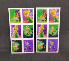 TINKERBELL 2 SHEETS 12 STICKERS PARTY SUPPLIES CRAFT STICKER Disney