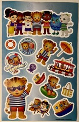 DANIEL TIGER’S NEIGHBORHOOD OCEAN STICKER SHEET W/14
