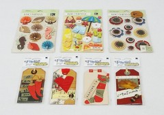 K&COMPABY Stickers 3 Packs + Rebecca Sower Fresh Tags 4 Packs – New