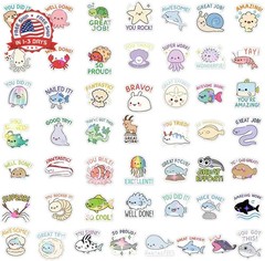 200 Pcs Cute Animal Stickers Bulk.Inspirational Stickers Packs for Boys Adults T