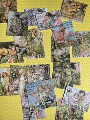 Fairies Pixies Fae Sticker Kit Scrapbooking Junk Journal Kit Planner Collage