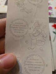 Vintage Mrs Grossman’s ROSE Scrapbook Stickers 2 Sizes Floral Red