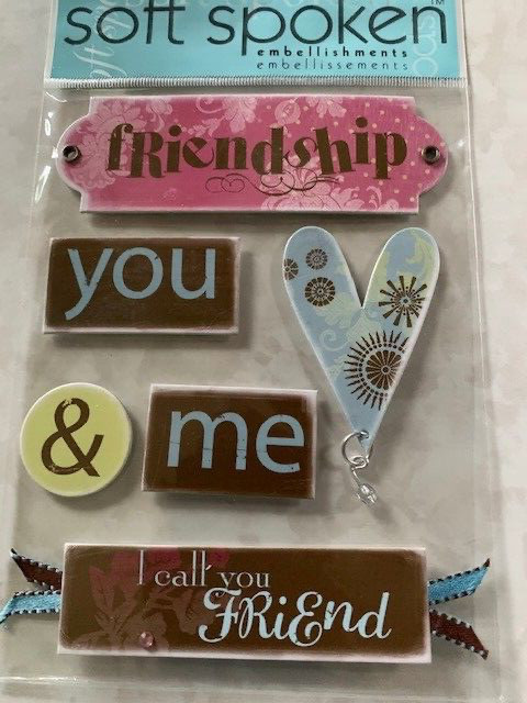 SOFT SPOKEN ME & MY BIG IDEAS 3D STICKERS HAPPY KAY -FRIENDS