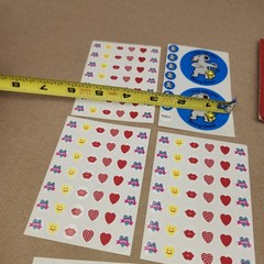 Lot of Vintage teacher reward stickers NEW mini sheets
