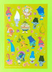 Trolls Sticker Sheet