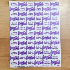 Lisa Frank Vintage Stickers Dolphins & Sharks Full Sheets S211 S218 New