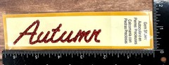 Intl Greetings Glitter/Gem Sticker Autumn/Fall Theme Embellishment