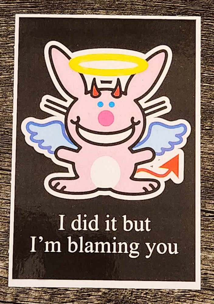 IT’s HAPPY BUNNY Series 6 Vending Machine Stickers YOU PICK Jim Benton 2009 y2k