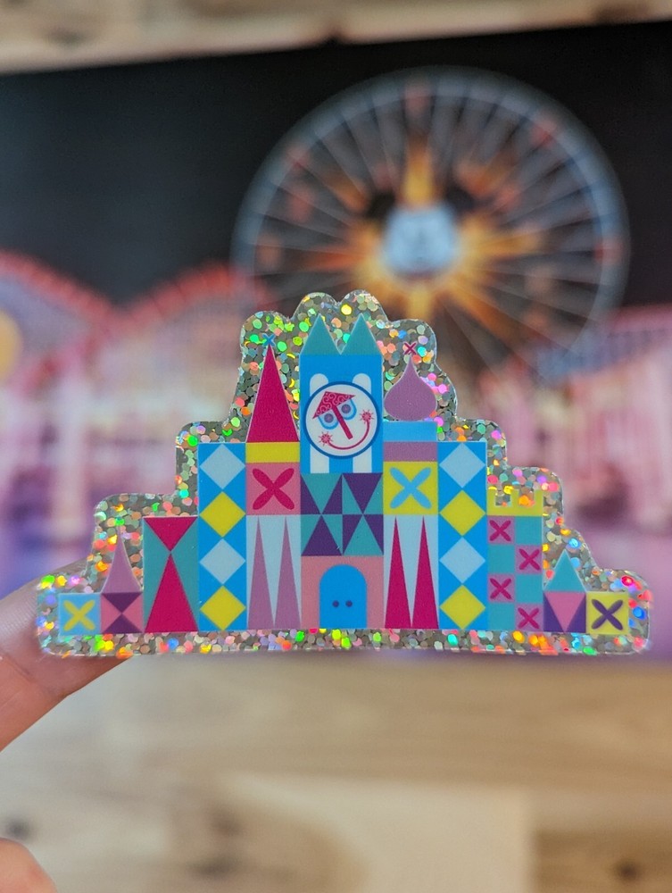 It’s a Small World Sticker, Disney Sticker, Fantasyland Magical Castle Sticker