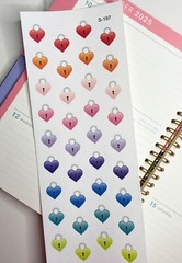 Valentine’s Day, Love, Girlfriends, Heart, Handmake Erin Condren Planner Sticker