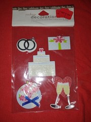 Wedding Love & Romance Scrapbook Sticker Embellishments Lot Valentine’s stickers