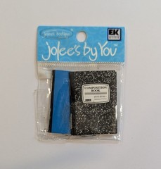 RARE Jolee’s Composition Books School Notebooks MINI Scrapbooking Embellishments