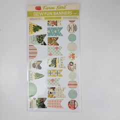 October Afternoon Farm Girl Scrapbooking Lot 12×12 Paper Stickers Die Cuts Cards