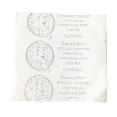 Vintage Sandylion Large Holographic Smiley Happy Face Sticker Yellow Sparkly Y2K