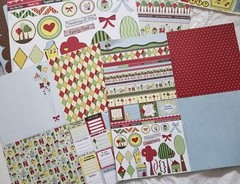 Reduced Nikki Sivils, My Little Shoebox, Adorn Family Scrapbook Stickers Diecuts