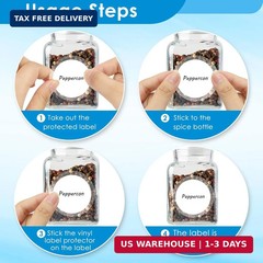 Clear Seal Sticker Labels 2 Inch round Circle Wafer Stickers/Labels 2 Inch Round