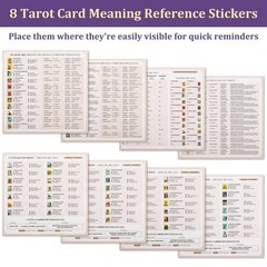 420 PCS Mini Tarot Stickers for Journaling, 1.25″ x 0.78″ Tarot Card Stickers…