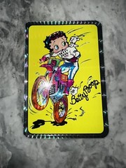 Betty Boop Vending Machine Prism Sticker 1985 Rare Vintage Motorcycle