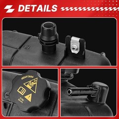 68364312AC Engine Coolant Reservoir Recovery Bottle With Cap Fits for Jeep 1PCS