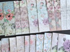 100PC Scrapbooking Vintage Ephemera Paper Pack The Rose Connection New Design