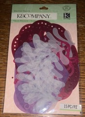 K&Company Susan Winget Die Cut Velum Ocean Plants Sea Scrapbook Stickers