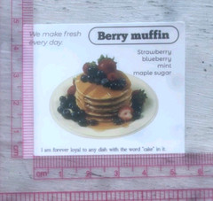 Breakfast Pancake Stickers Blueberry Food Delicious Bread Lot of 5