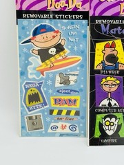 Vintage Gibson Stickety Doo Da Removeable Stickers Lot 6 New 1997
