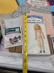 Mixed Scrapbook Junk Journal Shadow Box Lot 8- Paper Dolls – Cardstock/Stamps