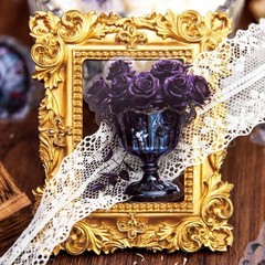 Gothic Scrapbook Stickers 180Pcs Waterproof Floral Witch Designs for Journaling