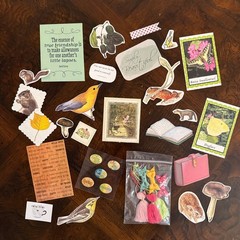 130+ Pc. Lot Junk Journal Scrapbook Ephemera Embellishments