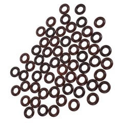 50Pcs Wooden Craft Connectors Coffee Color for Jewelry Making