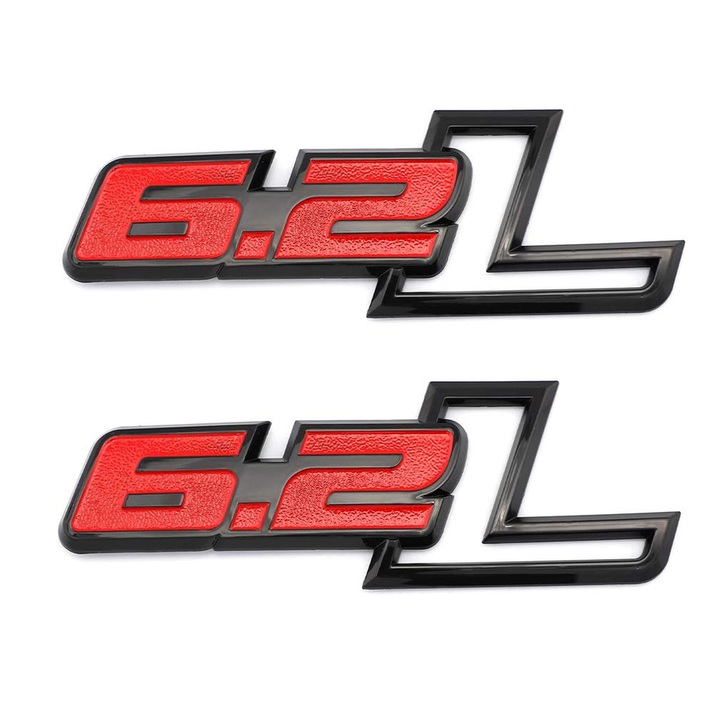 COMK Door Fender Bumper Auto Sticker Decal for 19 21 Chevrolet Silverado 6.2L…