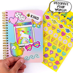 Sticker Book with Large and Small Sizes, Kids Stationary for Water Bottle, Noteb