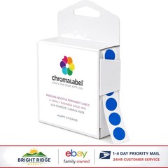 Adhesive Dark Blue Round Labels, 1000 Count for Classroom and Office Supplies